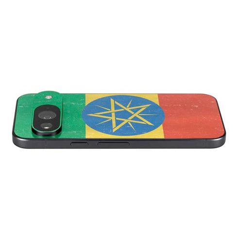 Ethiopia Flag Distressed Google Pixel 9 Skin